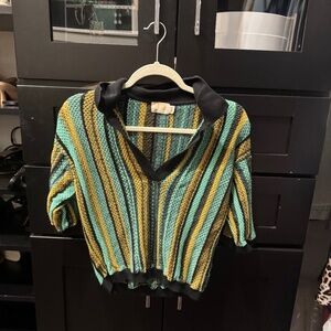 Nation Jungle Stripe top
